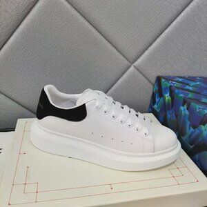 Alexander McQueen White Women's Leather Sneakers